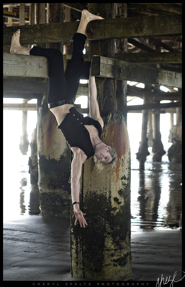 Marty Casey under the Crystal Pier // Photo: Cheryl Spelts