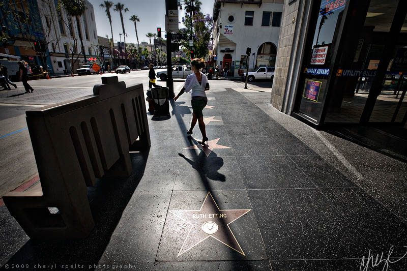 Ruth Etting's Star on the Hollywood Walk of Fame // Photo: Cheryl Spelts