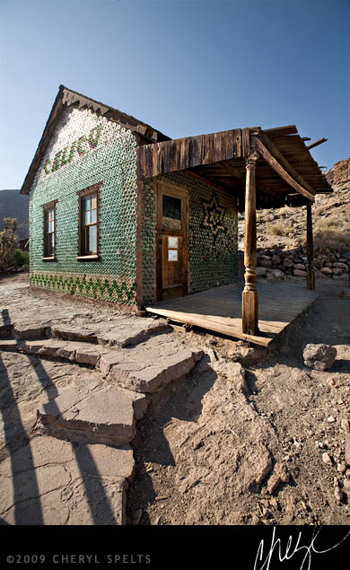 Calico Ghost Town Bottle House // Photo: Cheryl Spelts