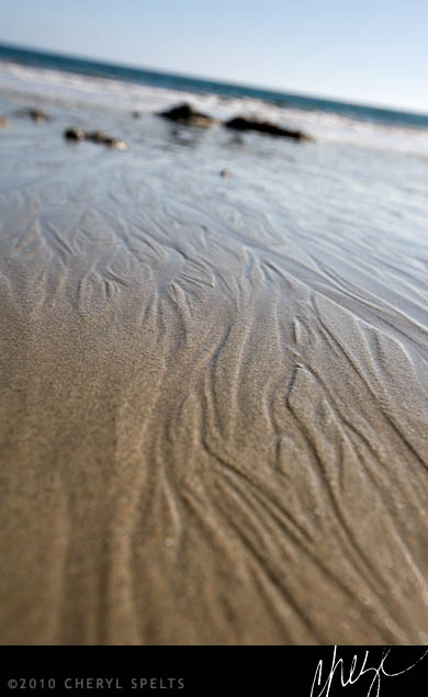 Patterns in the Sand // Photo: Cheryl Spelts