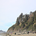A crowded beach day in Humboldt County... // Photo: Cheryl Spelts
